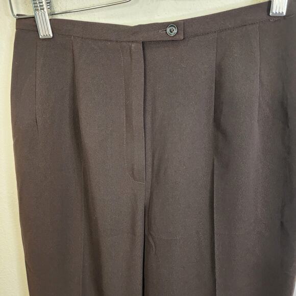 HB II Harve Benard Women's Brown Blazer/Blouse & Pants 2 Piece Set Size 8 Suit - Picture 3 of 12
